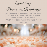 Wedding Poems & Readings